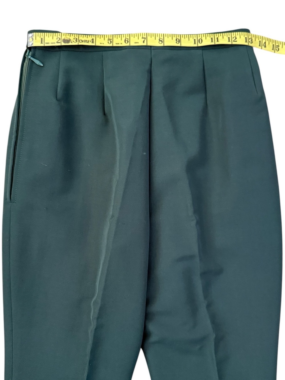 Vintage Spinnerin Swiss Wool Blend Alpine Stirrup Pants Green 16R Fits 26x27.5 - Picture 12 of 16